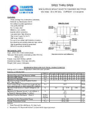 SR28 Datasheet PDF Transys Electronics