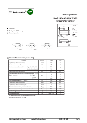 KAS29 Datasheet PDF TY Semiconductor