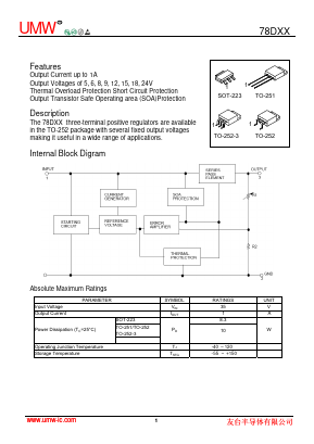 78D05 Datasheet PDF Guangdong Youtai Semiconductor Co., Ltd.