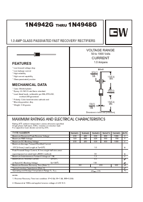 1N4944G Datasheet PDF UNIOHM CORPORATION