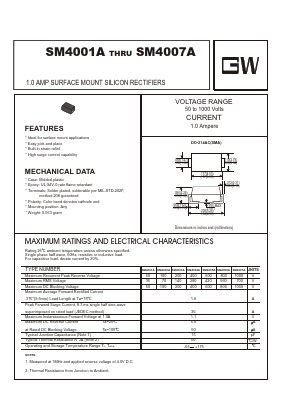 SM4007A Datasheet PDF UNIOHM CORPORATION