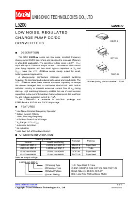 L5200-45-AG6-T Datasheet PDF Unisonic Technologies