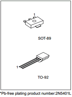 2N5401-X-T92-B Datasheet PDF Unisonic Technologies