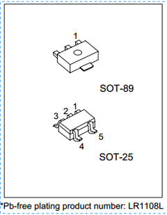 LR1108-15-AB3-R Datasheet PDF Unisonic Technologies