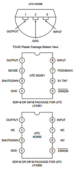 M2950L-S08-T Datasheet PDF Unisonic Technologies