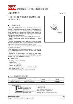 US201-A-B-C Datasheet PDF Unisonic Technologies