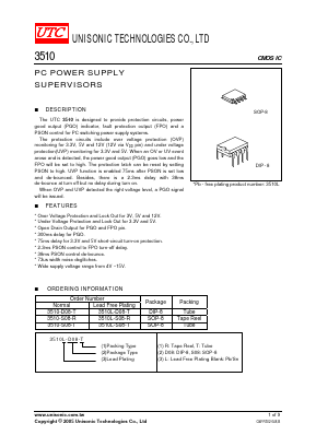3510-S08-R Datasheet PDF Unisonic Technologies