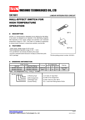 SK1901-G03-D-K Datasheet PDF Unisonic Technologies