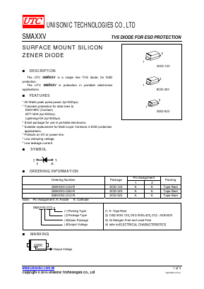 SMA15VG-CA2-R Datasheet PDF Unisonic Technologies