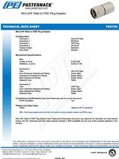 PE9705 Datasheet PDF Unspecified1