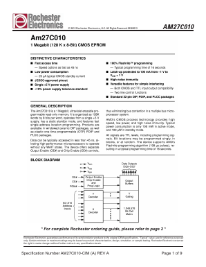 AM27C010-45JC Datasheet PDF Unspecified1