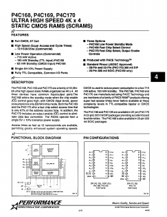 P4C170-12JC Datasheet PDF Unspecified2