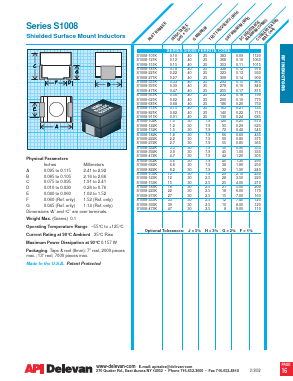 S1008-911K Datasheet PDF Unspecified2