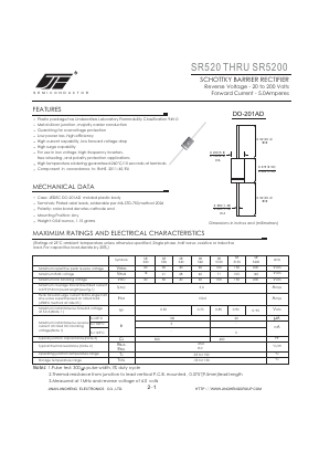 SR5100 Datasheet PDF Unspecified2