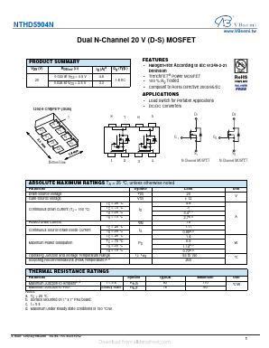 NTHD5904N Datasheet PDF VBsemi Electronics Co.,Ltd