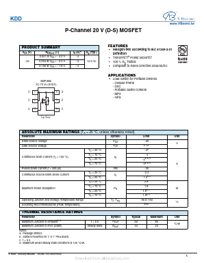 KDD Datasheet PDF VBsemi Electronics Co.,Ltd