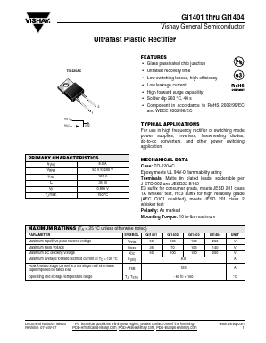 GI1403-E3-45 Datasheet PDF Vishay Semiconductors