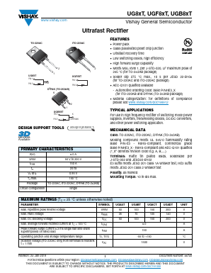 UGB8AT Datasheet PDF Vishay Semiconductors