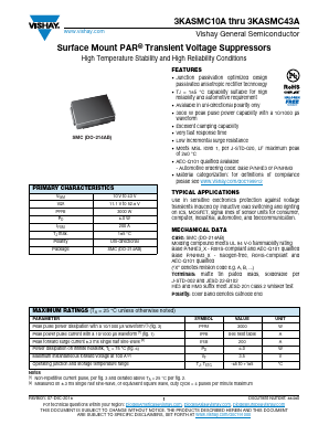 3KASMC12A Datasheet PDF Vishay Semiconductors