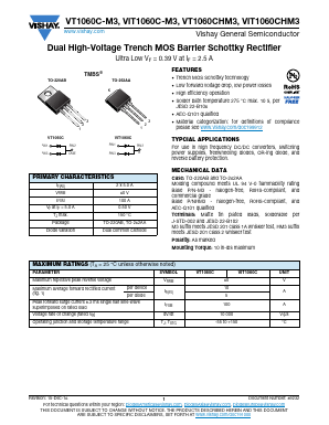 VIT1060C-M3 Datasheet PDF Vishay Semiconductors