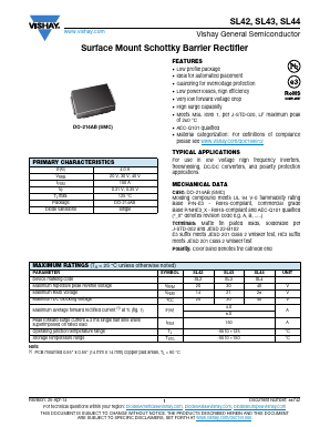 SL44-E3/57T Datasheet PDF Vishay Semiconductors