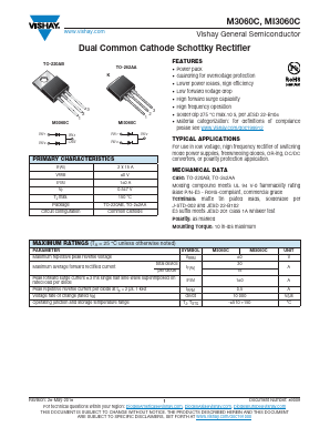 M3060C Datasheet PDF Vishay Semiconductors