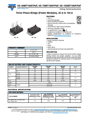 VS-40MT160PAPBF_14 Datasheet PDF Vishay Semiconductors