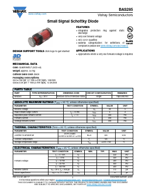 BAS285 Datasheet PDF Vishay Semiconductors