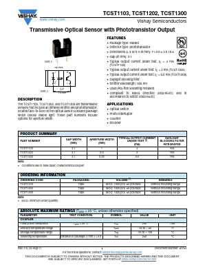 TCUT1200X01_ Datasheet PDF Vishay Semiconductors