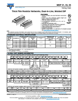 MDP1601150KSD04 Datasheet PDF Vishay Semiconductors