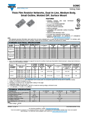 SOMC1401680KSDC Datasheet PDF Vishay Semiconductors