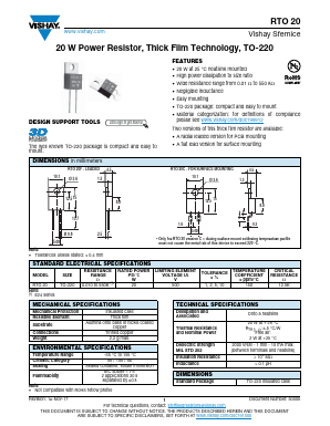RTO020FR680JE0T3 Datasheet PDF Vishay Semiconductors
