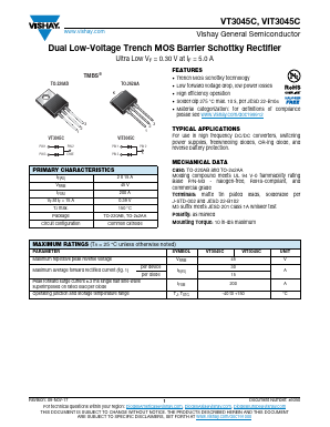 VT3045C Datasheet PDF Vishay Semiconductors