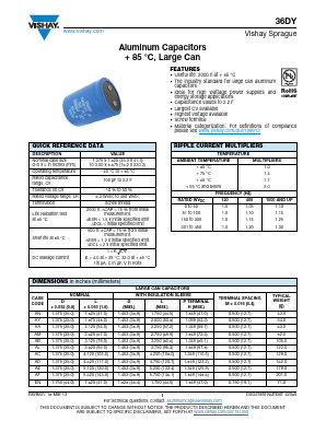 36DY562F450DJ2A Datasheet PDF Vishay Semiconductors