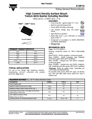 V10P10 Datasheet PDF Vishay Semiconductors