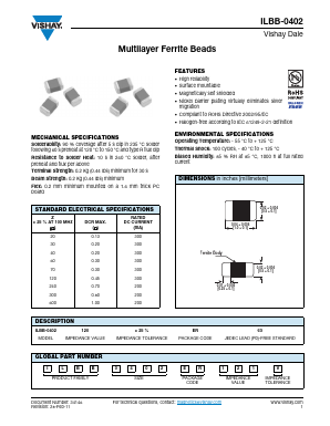 ILBB0402 Datasheet PDF Vishay Semiconductors