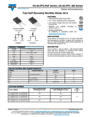 60EPF06-M3 Datasheet PDF Vishay Semiconductors