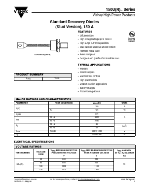 150UR60DL Datasheet PDF Vishay Semiconductors