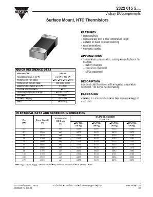 232261554153 Datasheet PDF Vishay Semiconductors