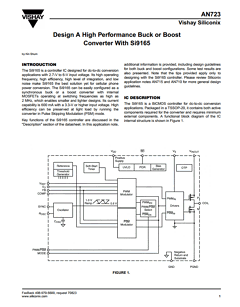 AN723 Datasheet PDF Vishay Semiconductors