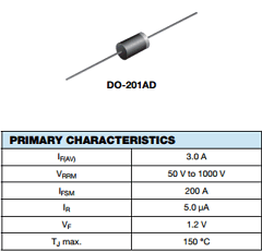 1N5400-E3/54 Datasheet PDF Vishay Semiconductors