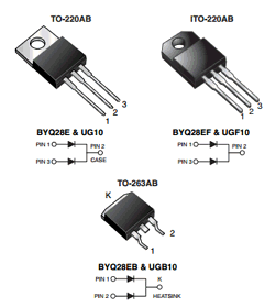 BYQ28E Datasheet PDF Vishay Semiconductors