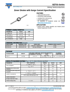 BZT03C27 Datasheet PDF Vishay Semiconductors