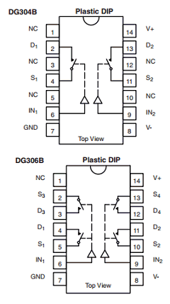 DG304B Datasheet PDF Vishay Semiconductors