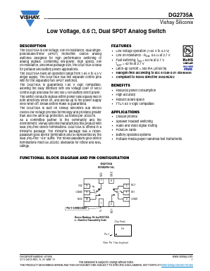 DG2735A Datasheet PDF Vishay Semiconductors