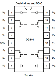DG444DY Datasheet PDF Vishay Semiconductors