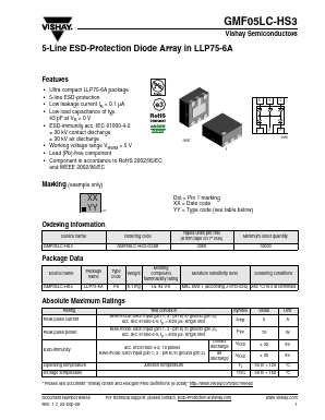 GMF05LC-HS3 Datasheet PDF Vishay Semiconductors