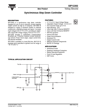 SIP12202DM-T1-E3 Datasheet PDF Vishay Semiconductors