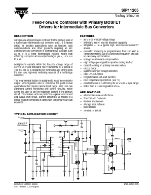 SIP11205 Datasheet PDF Vishay Semiconductors