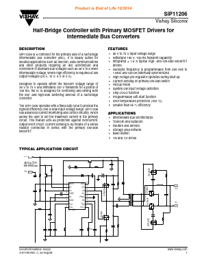 SIP11206 Datasheet PDF Vishay Semiconductors